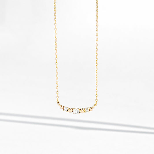 2022 Christmas K10 Diamond Necklace｜60-9139 