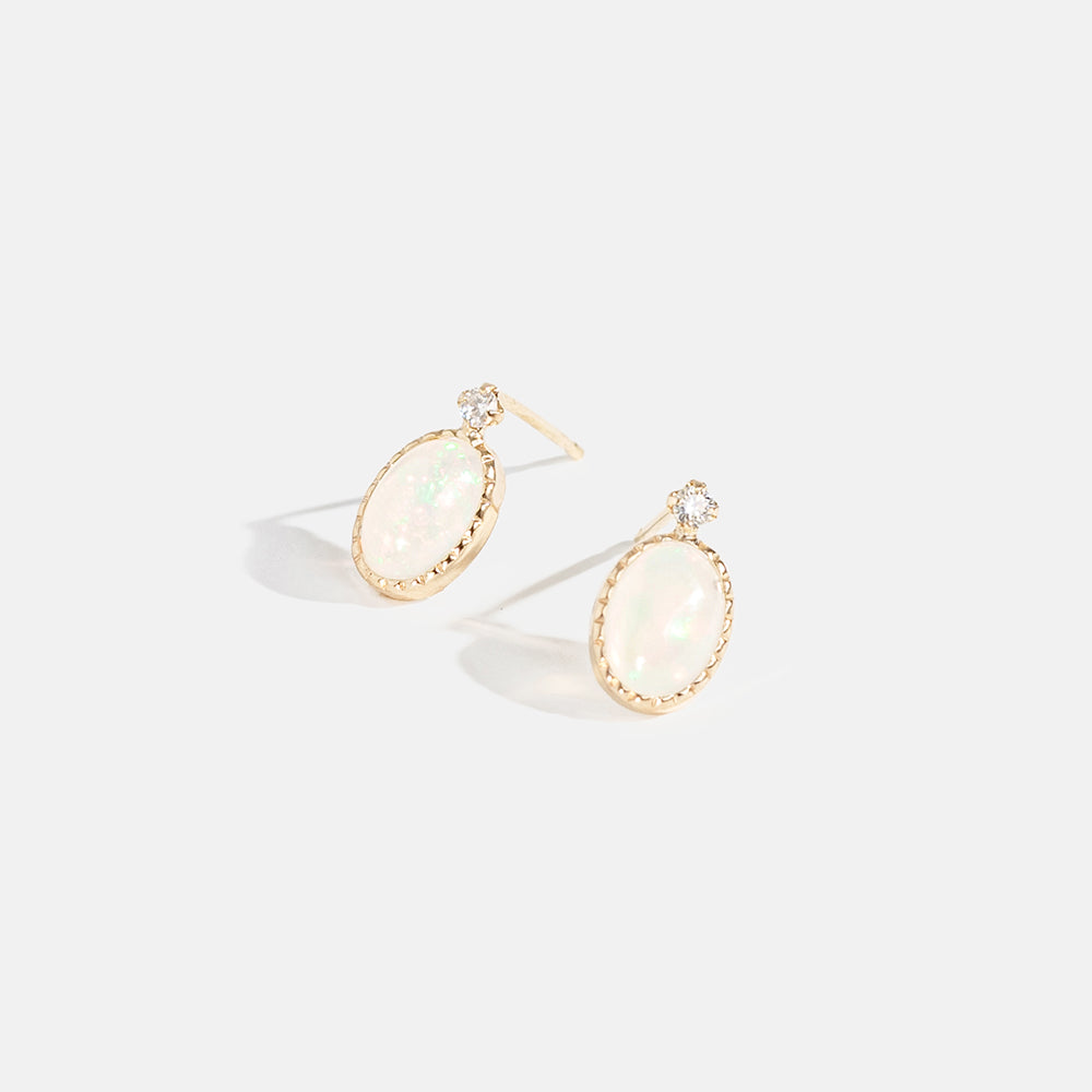 2022 Christmas Opal Earrings｜43-1399