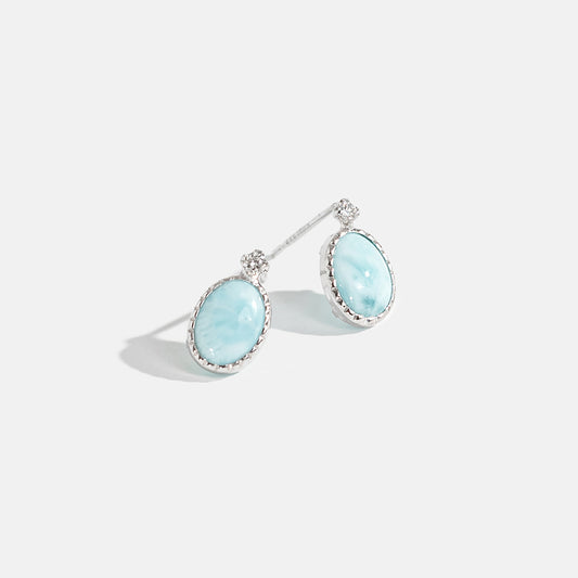 K10 Larimar Earrings | 43-1398