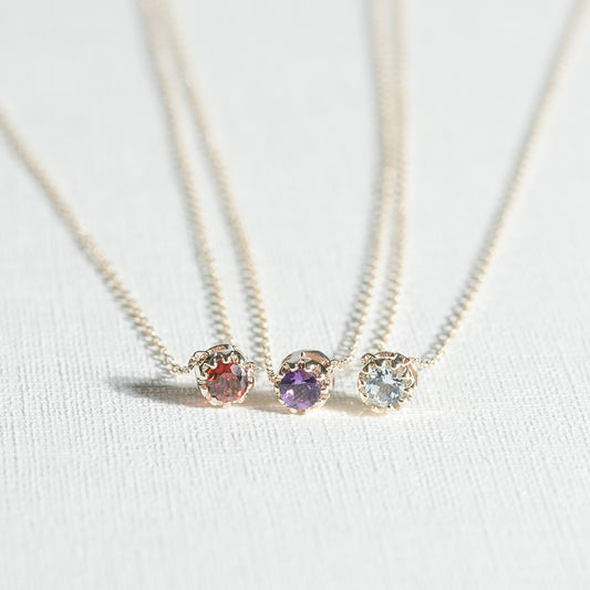 [Made-to-order] K10 birthstone necklace | 60-9201-9212