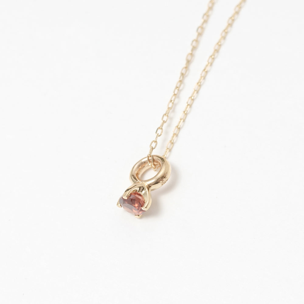 [Made-to-order] K10 birthstone necklace |60-8001-8012