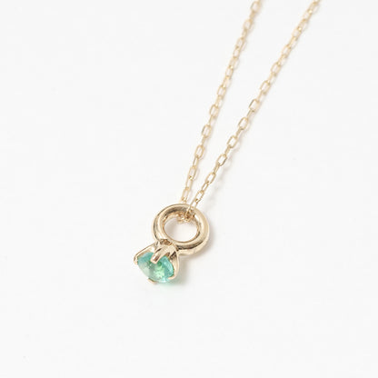 [Made-to-order] K10 birthstone necklace |60-8001-8012