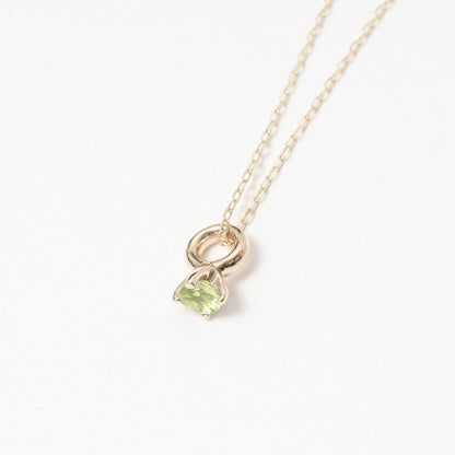 [Made-to-order] K10 birthstone necklace |60-8001-8012