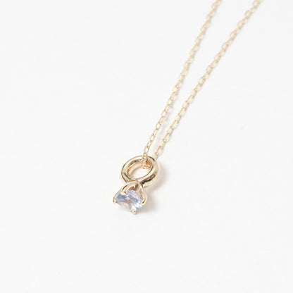 [Made-to-order] K10 birthstone necklace |60-8001-8012