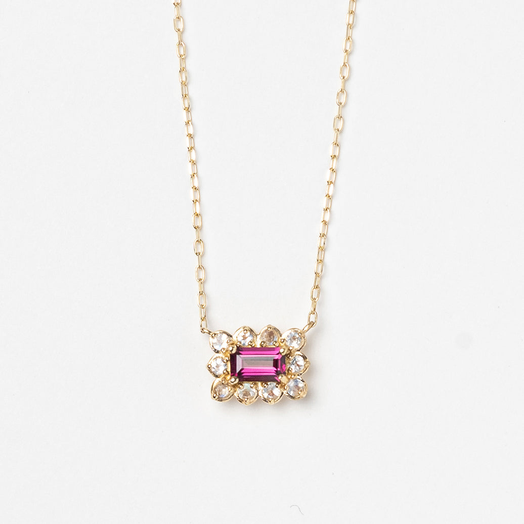 K10 rhodolite garnet necklace｜63-3300