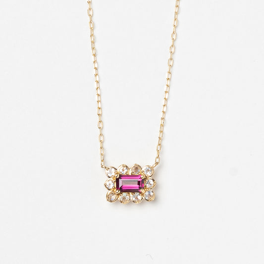 K10 rhodolite garnet necklace｜63-3300