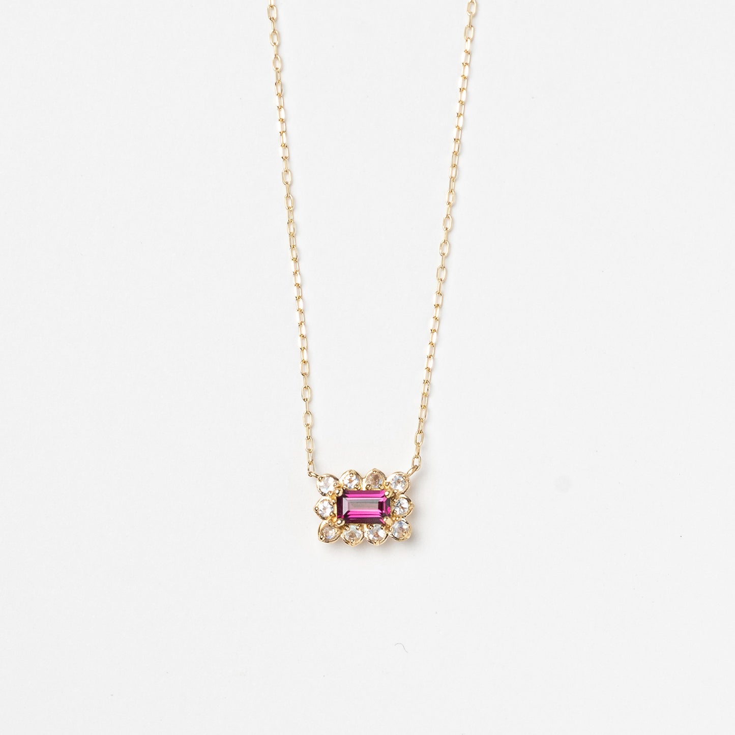 K10 rhodolite garnet necklace｜63-3300