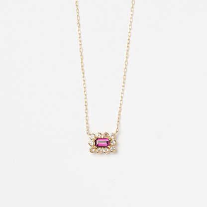 K10 rhodolite garnet necklace｜63-3300