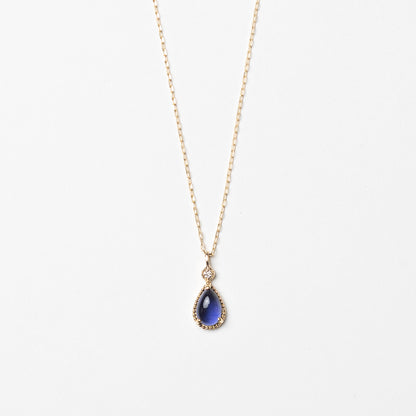 [Made-to-order] K10 Iolite necklace | 63-3302