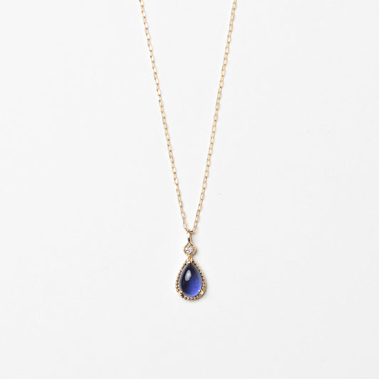 [Made-to-order] K10 Iolite necklace | 63-3302