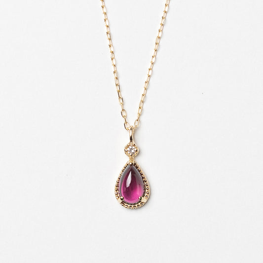 K10 rhodolite garnet necklace｜63-3303