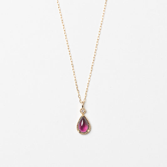 K10 rhodolite garnet necklace｜63-3303