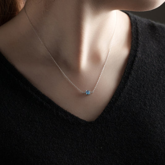 PT Aquamarine Necklace | 96-1253