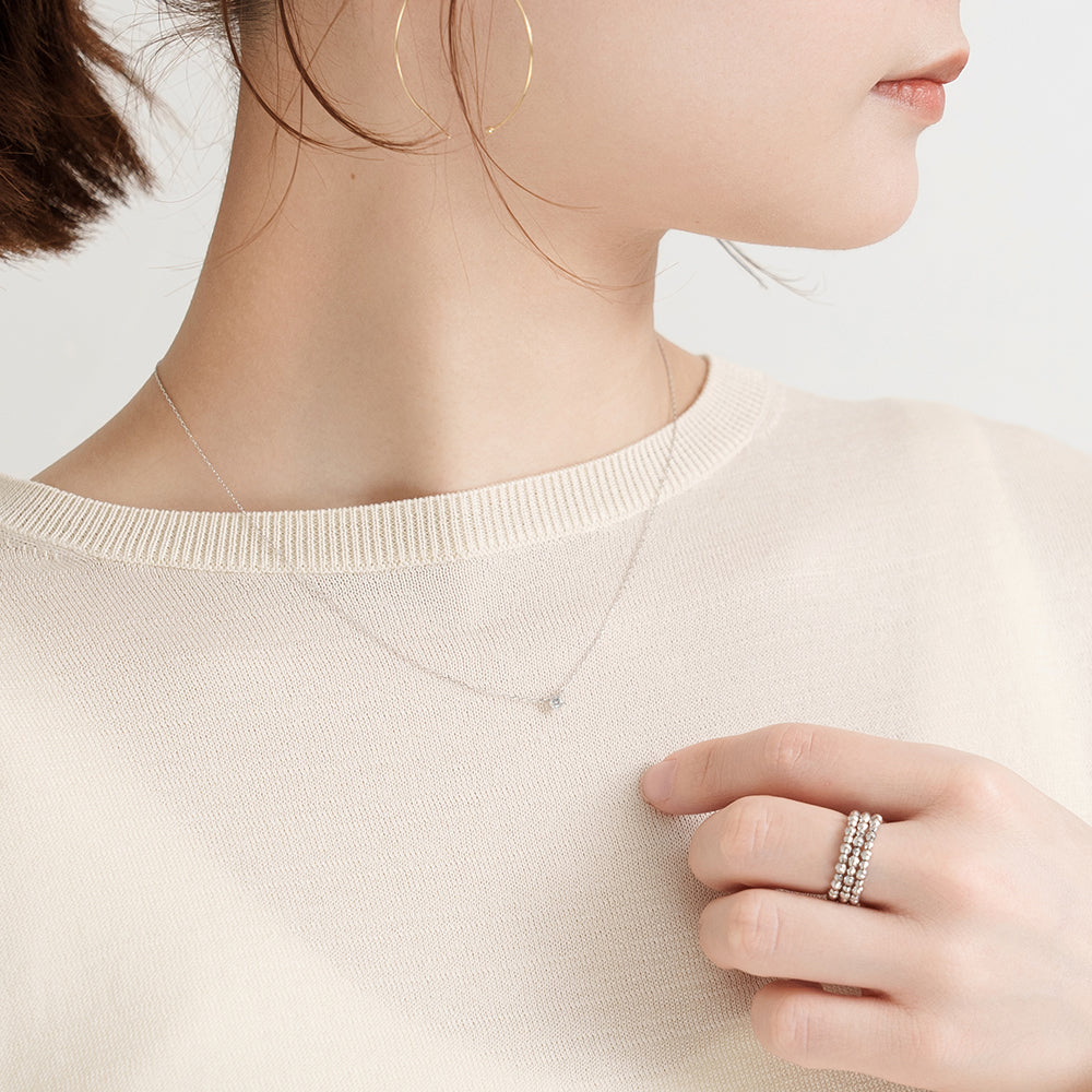 K18 ダイヤモンド 0.10ct ネックレス |66-8977-78-79 K18 ダイヤモンド 0.10ct ネックレス |66-8977-78-79