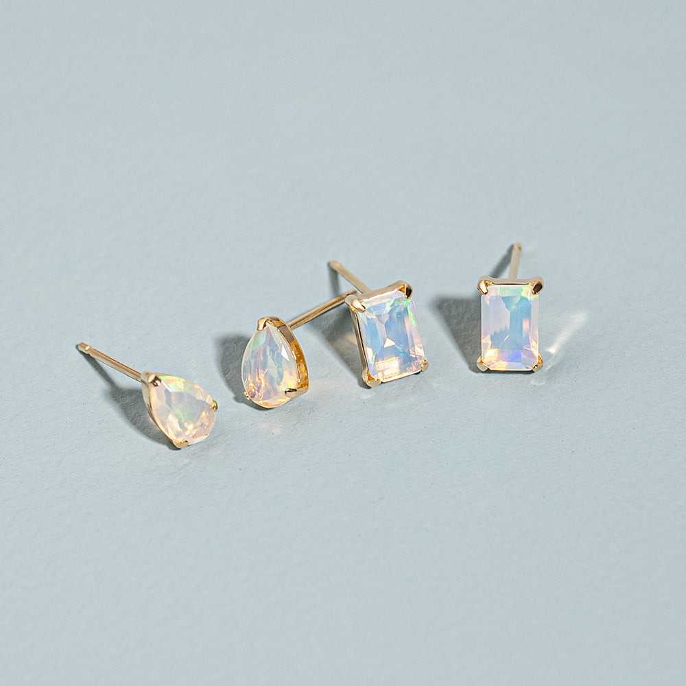 K10 Opal Earrings | 43-7994 [Made to order]