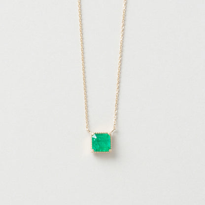 [Made to order] K18/K10 emerald necklace | 60-9310 9325