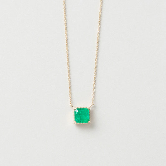 [Made to order] K18/K10 emerald necklace | 60-9310 9325