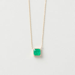 K18/K10 emerald necklace｜60-9310 9325 