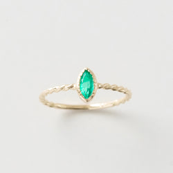[Made-to-order] K18/K10 emerald ring｜20-4513 4531 