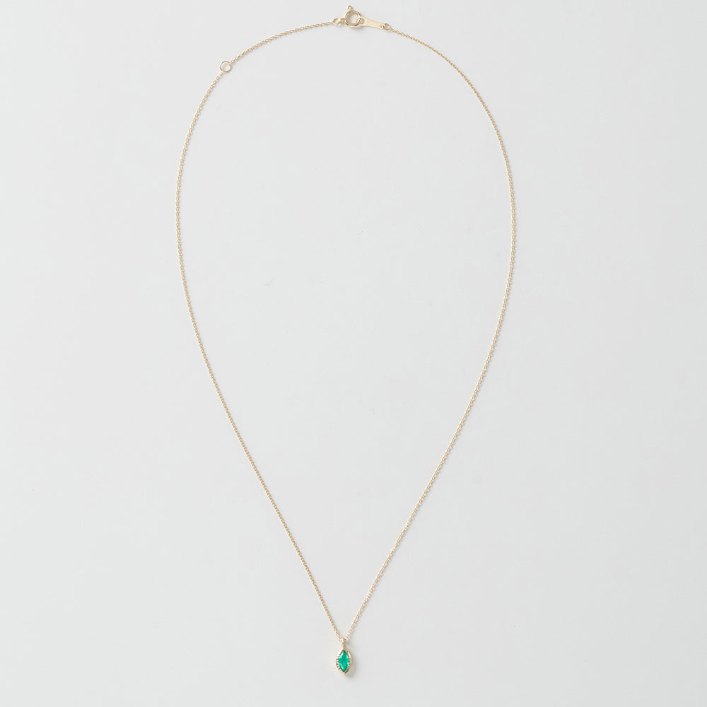 [Made-to-order] K18/K10 emerald necklace｜60-9311 9326 