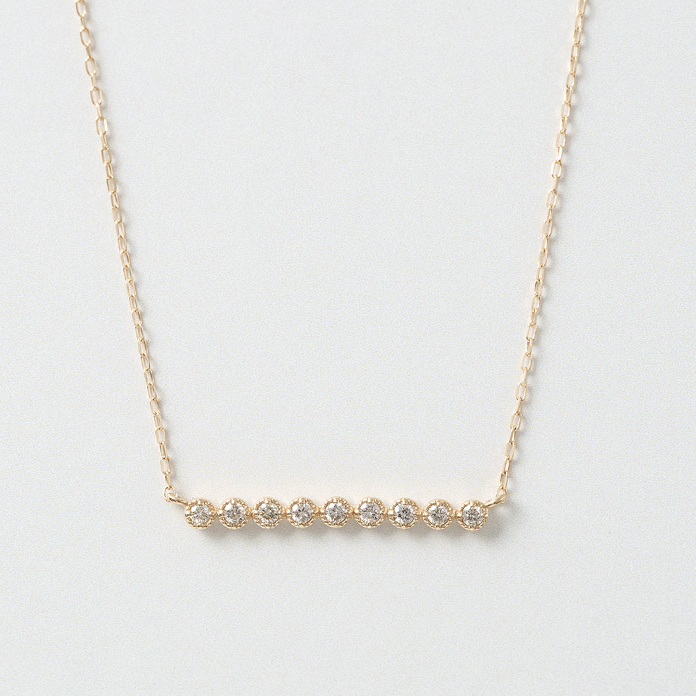 [Made to order] K18 diamond necklace | 60-9302 