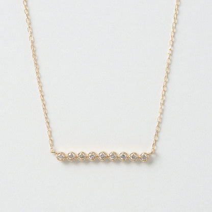 [Made to order] K18 diamond necklace | 60-9302 