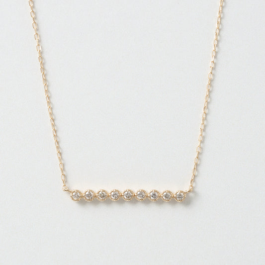 [Made to order] K18 diamond necklace | 60-9302 