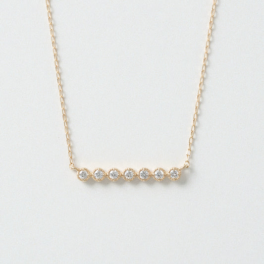 [Made-to-order] K10 diamond necklace｜60-9301 9316 