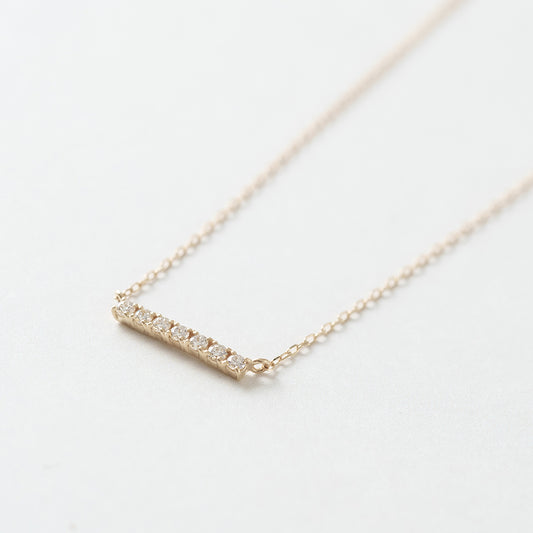 [Made-to-order] K10 diamond necklace｜60-9308 9323