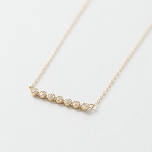 [Made-to-order] K10 diamond necklace｜60-9301 9316 
