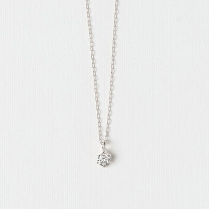 K18 diamond 0.10ct necklace | 66-7643-44-45