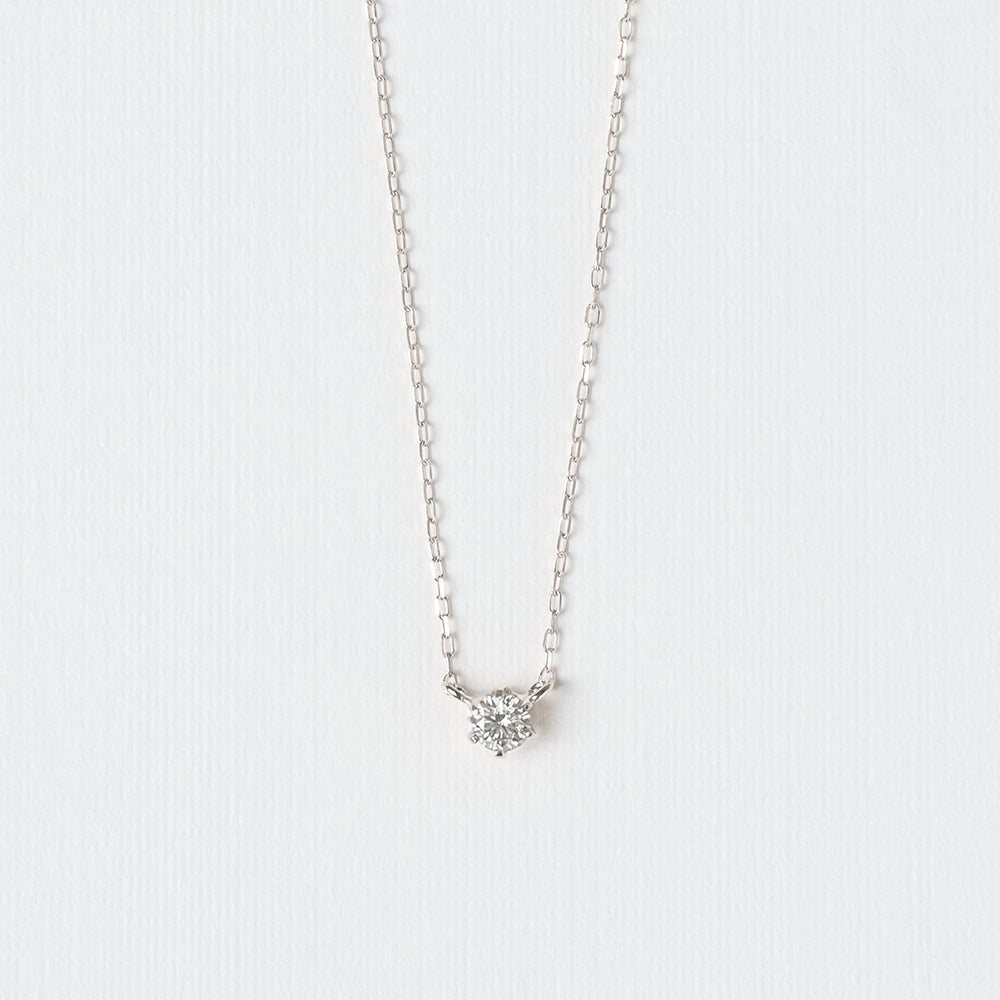 K18 diamond 0.10ct necklace | 66-8977-78-79
