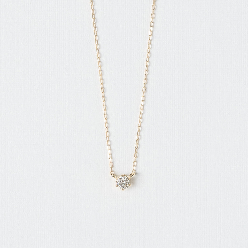 K18 diamond 0.10ct necklace | 66-8977-78-79