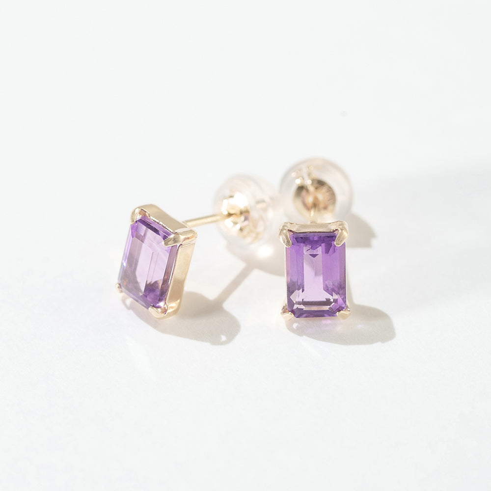 K10 Birthstone Earrings ｜43-8001-8015