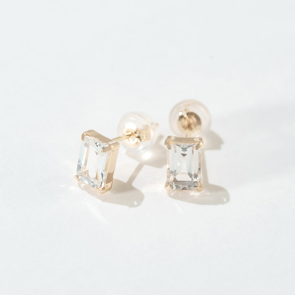 K10 Birthstone Earrings ｜43-8001-8015