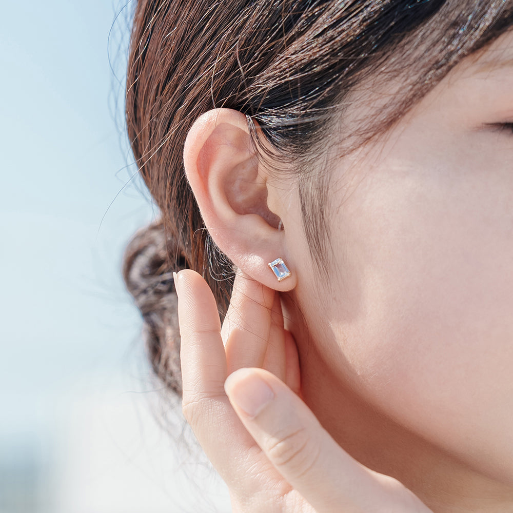 K10 Birthstone Earrings ｜43-8001-8015