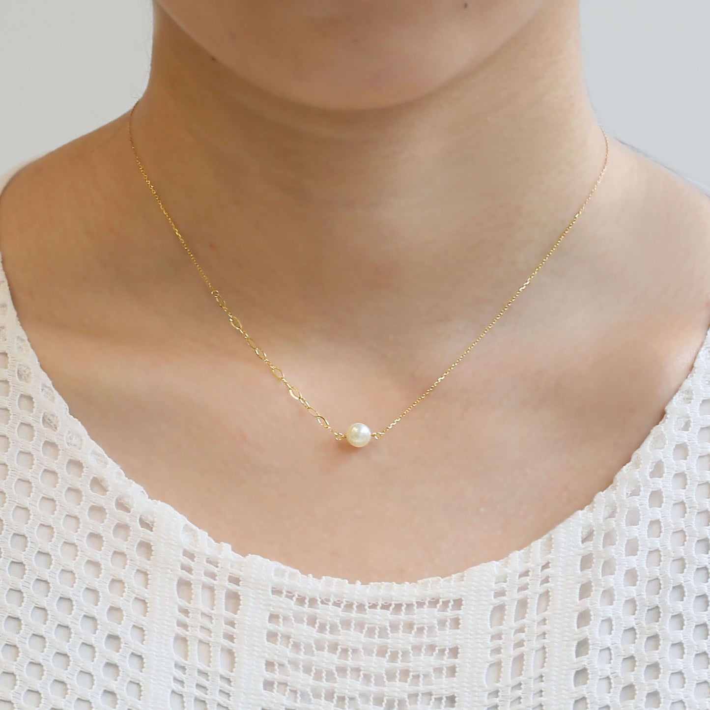 [Made to order] K18 Akoya pearl necklace | 96-1204