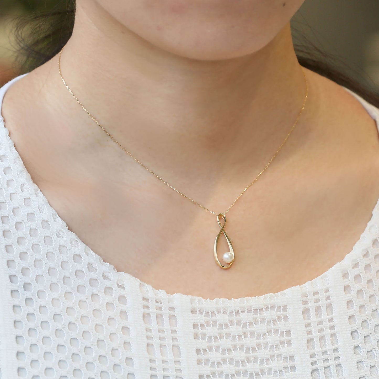 K18YG Akoya pearl necklace |96-1209