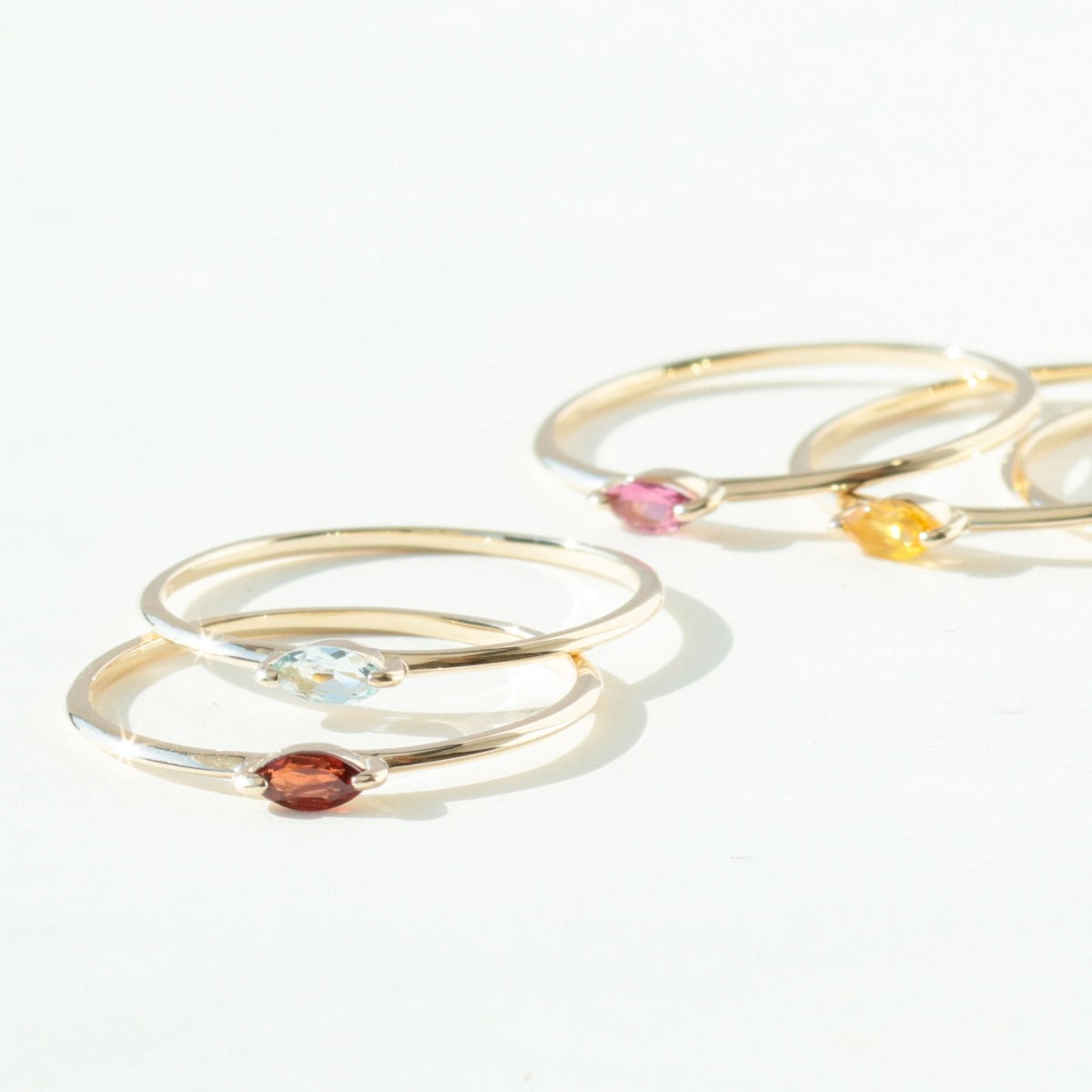 [Made to order] K10 birthstone ring | 36-2131-2142