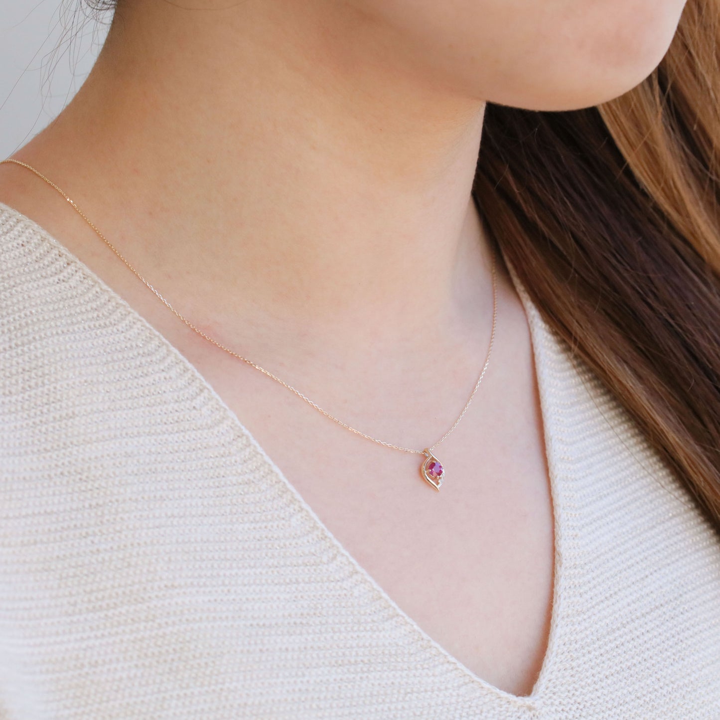 K10 Ruby Necklace | 95-1319-1320