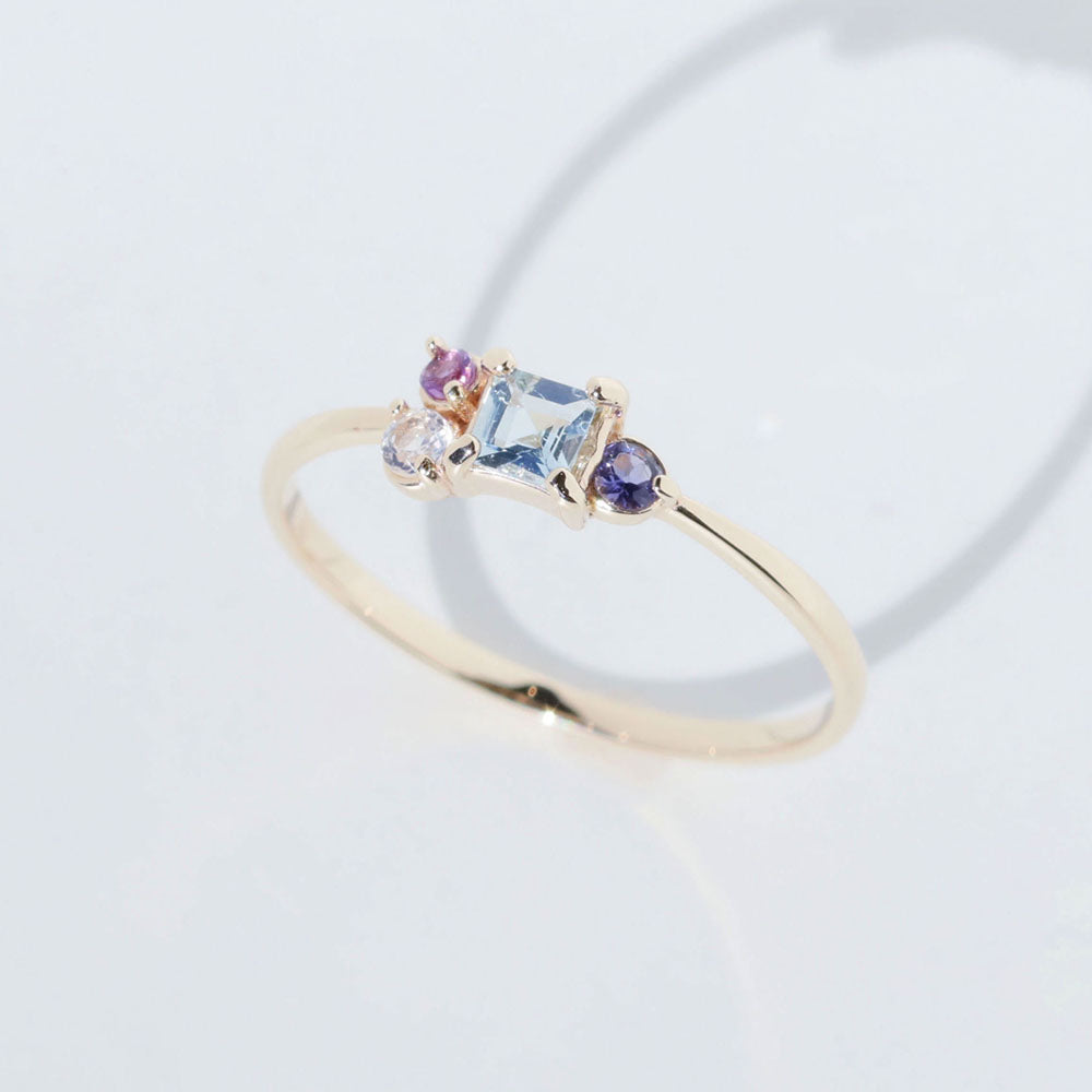 K10 color stone ring | 36-2151-2155