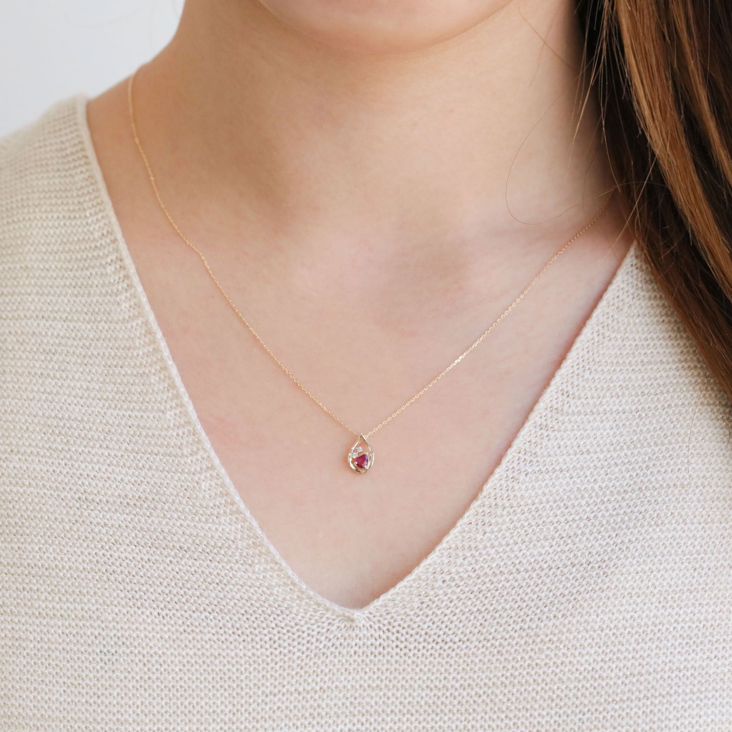 K10 Ruby Necklace | 95-1319-1320