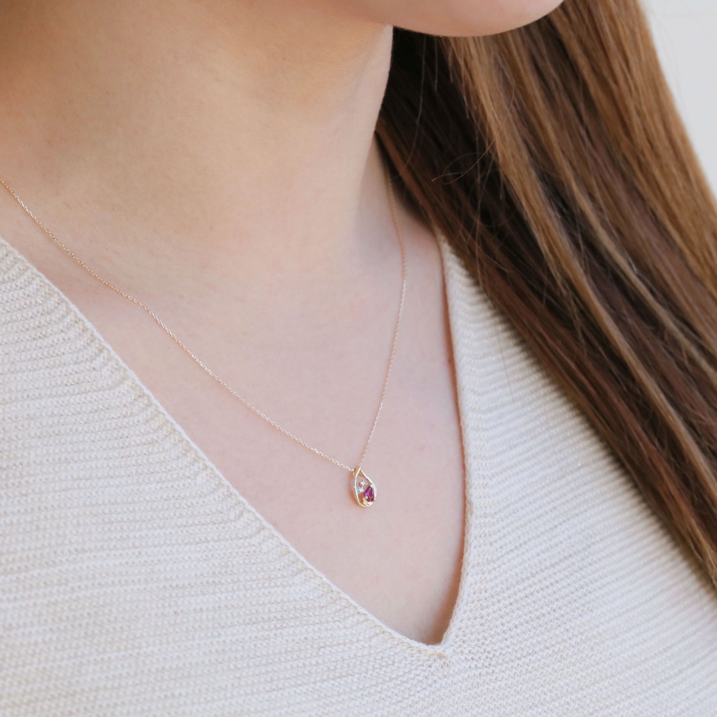 K10 Ruby Necklace | 95-1319-1320