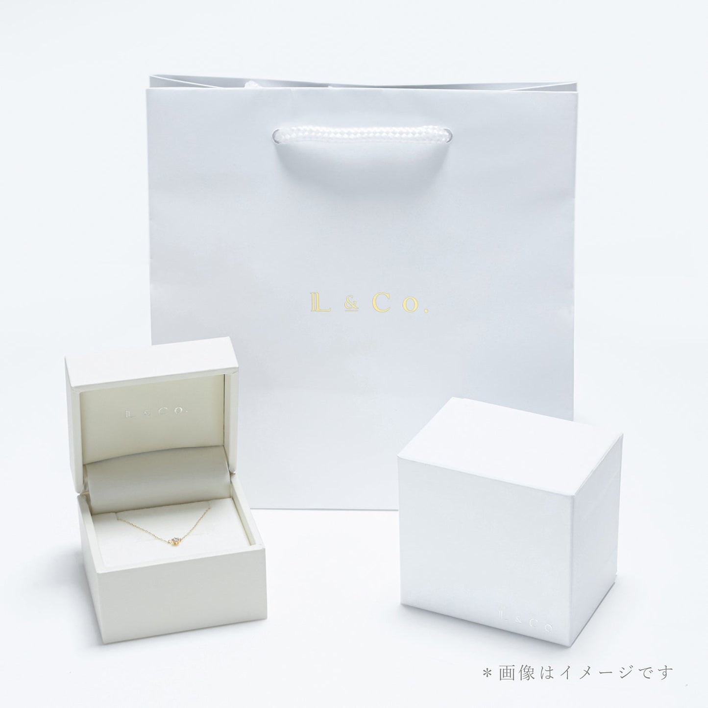 [Gift Wrapping] Christmas Limited White Jewelry Gift Box &amp; Shop Bag