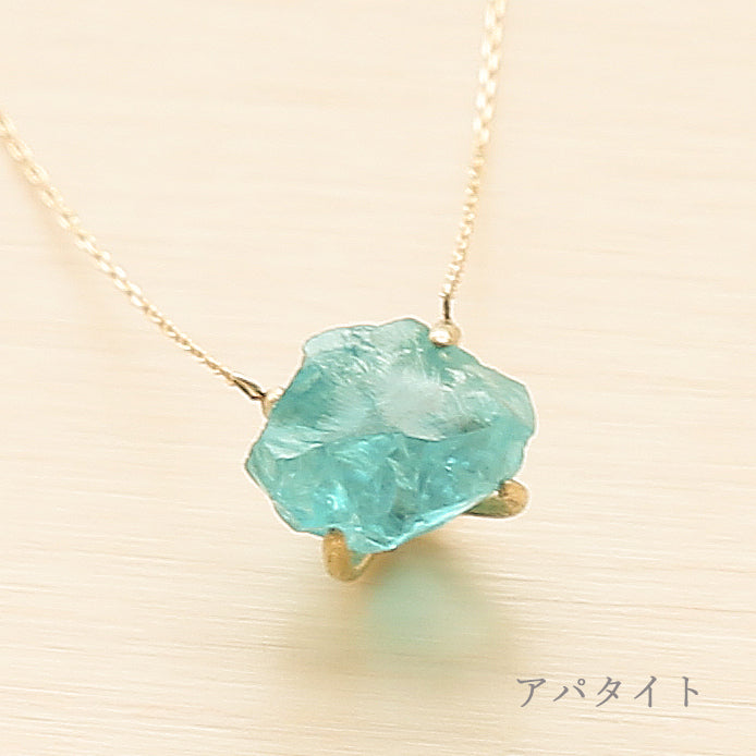 [Made to order] K10 color stone necklace | 60-8685-8693