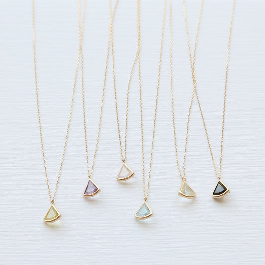 [Made-to-order] K10 color stone necklace｜63-1864-69