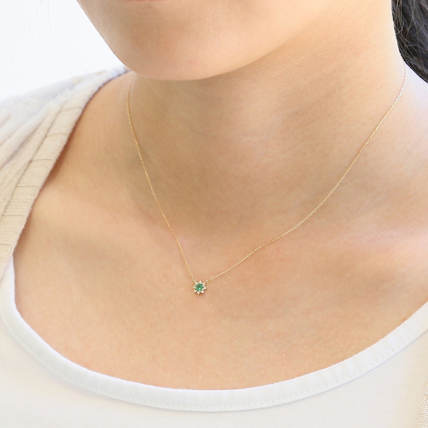 K18 Birthstone Necklace | 96-1095-1106