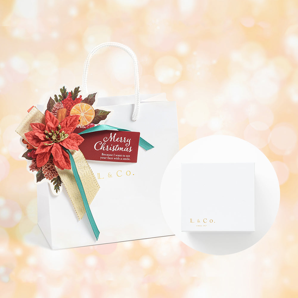 [Gift Wrapping] Christmas Limited White Jewelry Gift Box &amp; Shop Bag