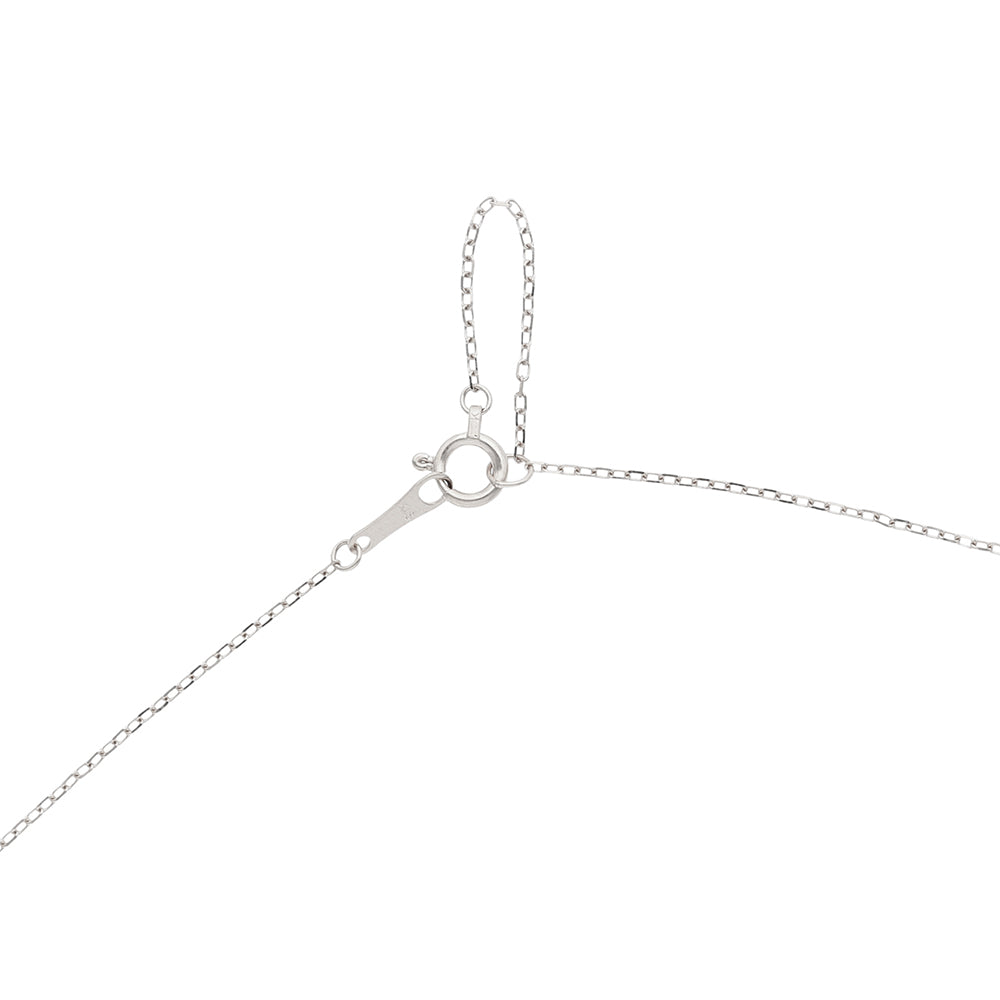 Platinum diamond 0.10ct necklace |63-7878