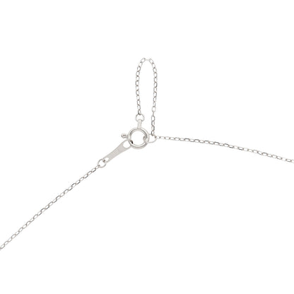 Platinum diamond 0.10ct necklace |63-7878